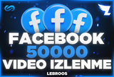 ✅[Garantili] Facebook 50.000 Video İzlenme⭐