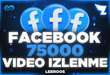 ✅[Garantili] Facebook 75.000 Video İzlenme⭐