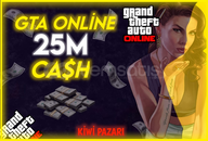 ⭐️ [GARANTİLİ] GTA ONLİNE 25M CASH ✅