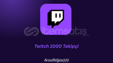 ⚡[GARANTİLİ+HIZLI] TWİTCH 1000 TAKİPÇİ⚡