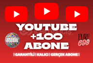 ⭐[GARANTİLİ+HIZLI] YOUTUBE 100 GERÇEK ABONE