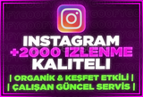 ⭐[GARANTİLİ] INSTA 2000 İZLENME + KEŞFET ETKİ⭐