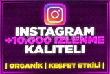 ⭐[GARANTİLİ] INSTA 10000 İZLENME +KEŞFET ETKİ⭐