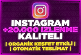 ⭐[GARANTİLİ] INSTA 20000 İZLENME + KEŞFET ETKİ⭐