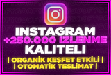 ⭐[GARANTİLİ] INSTA 250000 İZLENME +KEŞFET ETKİ⭐