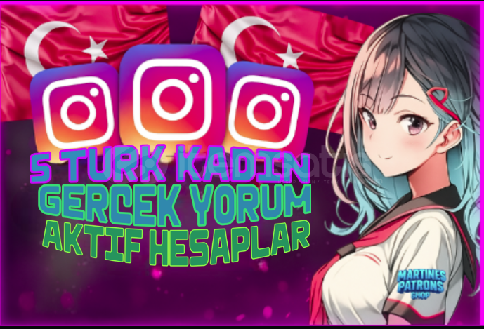⭐Garantili⭐ İnstagram 5 Adet Türk Kadın Yorum ⭐Garantili⭐ İnstagram 5 Adet Türk Kadın Yorum
