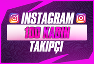 ⭐[GARANTİLİ] İnstagram 100 Kadın Takipçi⭐