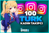 ⭐Garantili] İnstagram 100 Türk Kadın Takipçi⭐