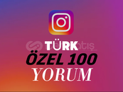 (GARANTİLİ) İNSTAGRAM 100 TÜRK ÖZEL YORUM