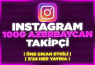 ⭐[GARANTİLİ] INSTAGRAM 1000 AZERİ TAKİPÇİ⭐