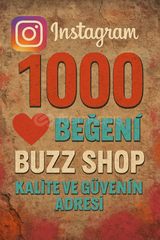 [GARANTİLİ] İNSTAGRAM 1000 BEĞENİ 365G GARANTİ