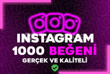 ⭐(Garantili) Instagram 1000 Beğeni⭐