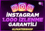 ⭐[GARANTİLİ] İnstagram 1.000 Gerçek İzlenme ⭐