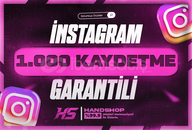 ⭐INSTAGRAM 1000 GERÇEK KAYDETME⭐