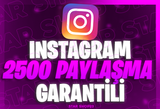 ⭐[GARANTİLİ] INSTAGRAM 2500 GERÇEK PAYLAŞIM⭐