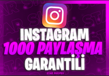 ⭐[GARANTİLİ] INSTAGRAM 1000 GERÇEK PAYLAŞIM⭐