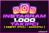⭐[GARANTİLİ] INSTAGRAM 1.000 GERÇEK TAKİPÇİ⭐