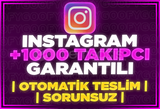 ⭐️GARANTILI⭐️INSTAGRAM 1000 GERÇEK TAKİPÇİ⭐️