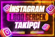 ⭐GARANTİLİ INSTAGRAM 1.000 GERÇEK TAKİPÇİ ⭐