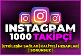 ⭐[GARANTİLİ] INSTAGRAM 1000 GERÇEK TAKİPÇİ⭐