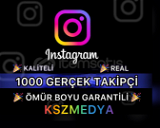 (GARANTİLİ) Instagram 1000 Gerçek Takipçi