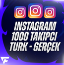 ⭐[GARANTİLİ] Instagram 1000 Gerçek Türk Takipçi⚡