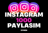 ⭐[GARANTİLİ] İnstagram 1000 Paylaşım⭐