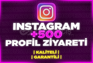 ⭐[GARANTİLİ] INSTAGRAM 500 PROFİL ZİYARETİ⭐