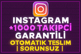 ⭐️GARANTILI⭐️INSTAGRAM 1000 SORUNSUZ TAKİPÇİ⭐️