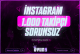 ⭐[Garantili] İnstagram 1.000 Takipçi⭐