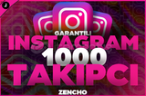 {GARANTİLİ} ⭐️İnstagram 1000 takipçi⭐️