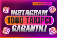 ⭐[GARANTİLİ] İNSTAGRAM 1000 TAKİPÇİ⭐