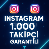 (Garantili) Instagram 1.000 Takipçi 