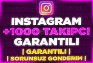 ⭐[GARANTİLİ] INSTAGRAM 1000 TAKİPÇİ⭐
