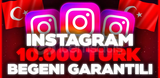 ✨[GARANTİLİ] İNSTAGRAM 10000 TÜRK BEĞENİ✨