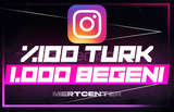 ⭐[GARANTİLİ] İNSTAGRAM 1.000 TÜRK BEĞENİ⭐