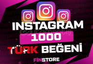 [Garantili] İnstagram 1000 Türk Beğeni 