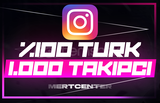 ⭐[GARANTİLİ] İNSTAGRAM 1.000 TÜRK TAKİPÇİ⭐