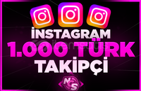 ⭐ GARANTİLİ ⭐ İNSTAGRAM 1.000 TÜRK TAKİPÇİ ⭐