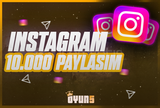⭐[Garantili] İnstagram 10.000 Adet Paylaşım⭐