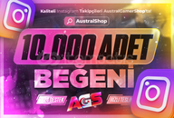 ⭐[GARANTİLİ] Instagram 10000 Beğeni