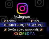 (GARANTİLİ) Instagram 10000 Gerçek Takipçi