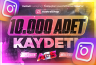 ⭐[GARANTİLİ] Instagram 10.000 Kaydetme