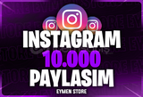 ⭐[GARANTİLİ] İnstagram 10.000 Paylaşım