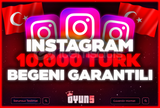 ⭐[Garantili] İnstagram 10.000 Türk Beğeni⭐