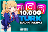 ⭐Garantili] İnstagram 10.000 Türk Kadın Takipçi