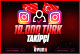 ⭐[Garantili] İnstagram 10.000 Türk Takipçi⭐