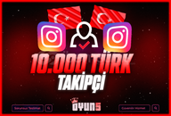 ⭐[Garantili] İnstagram 10.000 Türk Takipçi⭐
