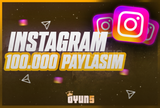 ⭐[Garantili] İnstagram 100.000 Adet Paylaşım⭐