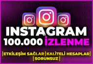 ⭐[GARANTİLİ] INSTAGRAM 100000 GERÇEK İZLENME
